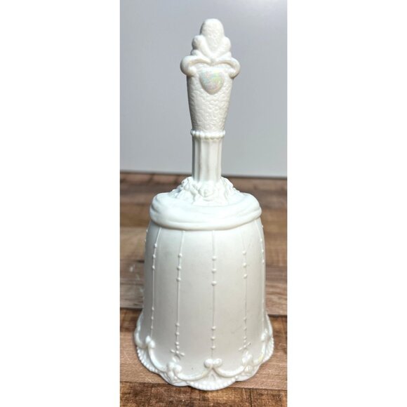 Precious Moments 1996 Porcelain Musical Bell With Lovebirds & Pink Rose Accents - Picture 3 of 4